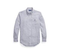 Polo Ralph Lauren - Camisa de Lino a Rayas Custom Fit - Shirts - Hombre - Azul - 2XL -