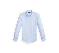 Blue Camisa de lino Slim Fit de rayas XL