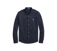 Blue Camisa de piqué ultraligera S