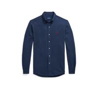Blue Camisa de piqué ultraligera XS