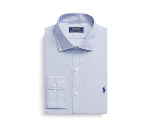Blue Camisa de popelina Slim Fit 15