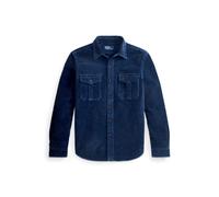 Blue Camisa de trabajo Classic Fit de pana XS