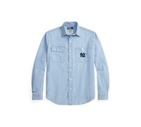 Blue Camisa de trabajo de los Yankees de Polo XL