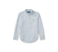 Blue Camisa oxford de algodón con rayas M