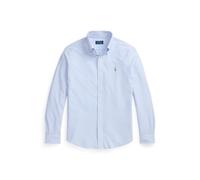 Blue Camisa oxford de punto con rayas XXL