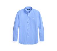 Blue Camisa Slim Fit de popelina elástica M