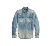 Blue Camisa vaquera Western Slim Fit XS