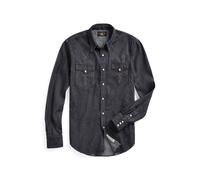 Blue Camisa Western de denim Slim Fit XXL