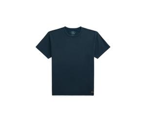 Blue Camiseta de punto pesado Relaxed Fit XL