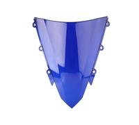 (Blue)CBR 500R Motorcycle Windshield Windscreen Double Bubble ABS For Honda CBR500R 2016 2017 2018