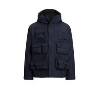 Blue Chaqueta de pesca con aislamiento M