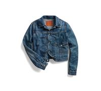 Blue Chaqueta vaquera recortada XS