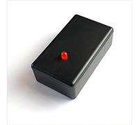 Blue Charm - Alarma falsa para coche, 1 año de duración de la batería de uso continuo, luz LED roja parpadeante con carcasa negra, (dos pilas AAA, no incluidas)