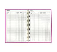 Blue Checkbook Register Book, Household Budget Recording Ledger, 120 Page Account Tracking Notebook System, Quality Paper Finance Record Design, Organized Expense Log Style, for Home Office Use