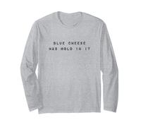 Blue Cheese Has Mold In It Fun Meme for Men Women Kids Manga Larga