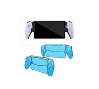 (Blue) Clear Case Compatible with PS Portal Gaming Handheld, Ultra Thin Hard PC Anti-Scratch Protective Cover, Not Easy to Yellow