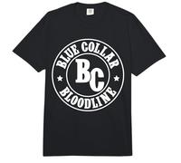 Blue Collar Bloodline Collar Azul Familia Collar Azul Comfort Colors Adult Heavyweight T-Shirt