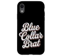 Blue Collar Brat Orgullo de la Clase trabajadora |- Carcasa para iPhone XR