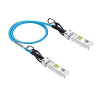 [Blue] Colored 10G SFP+ DAC Cable - Twinax SFP Cable for Cisco SFP-H10GB-CU0.25M, Ubiquiti UniFi, D-Link, Supermicro, Netgear, Mikrotik, Fortinet, 0.25-Meter(0.8ft)