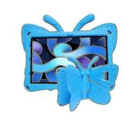 (Blue) Compatible With Lenovo Tab M10 Plus Tb-x606f/x 10.1 Butterfly Bracket Style Eva Children Falling Proof Cover Protective Case