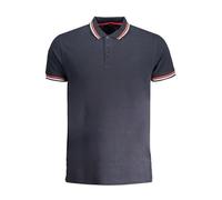 Blue Cotton Polo Shirt