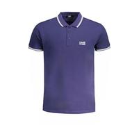 Blue Cotton Polo Shirt