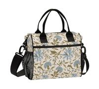 Blue Crush - Bolsa de almuerzo para niños con bolsillo lateral, bolsa de almuerzo grande con correa para el hombro, bolsas de almuerzo grandes para mujeres y hombres