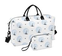 Blue Crush - Bolsa de viaje grande para llevar durante la noche, gimnasio, bolsa de aseo con bolsa de aseo para senderismo, gran capacidad