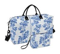 Blue Crush - Bolsa de viaje multifuncional para fin de semana con bolsa de aseo personal para gimnasio