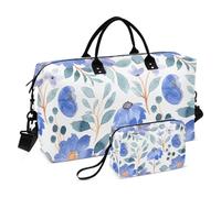 Blue Crush - Bolsa de viaje multifuncional para fin de semana o durante la noche, bolsa de deporte con bolsa de aseo para senderismo