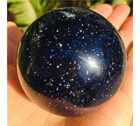 Blue Crystal Ball for Home Decoration (Size : 6cm)