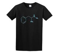 Blue Crystal Meth Molecule Funny Breaking Retro Drugs Bad DEA Men's T-Shirt Unisex Black Men Tees XXL