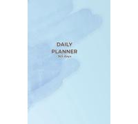 Blue Daily Life Organizer: Wellness, Habits & Productivity Journal: Undated Planner to Track Daily Goals, Mood, Sleep, Hydration, Meals & Finances