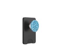 Blue Daisy Flower Pattern Wandering Wildflowers For Summer PopSockets PopWallet para MagSafe
