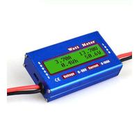 Blue DC 60V 100A Analizador de energía de batería para pruebas RC y solares, con voltímetro, baja resistencia, monitoreo de corriente máxima, para profesionales y aficionados