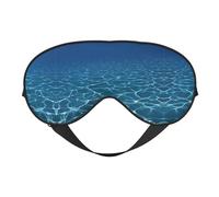 Blue Deep Ocean Sleep Eye Mas - Diseño actualizado que bloquea la luz nocturna para hombres y mujeres, turnos de trabajo, viajes