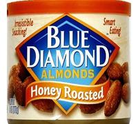 BLUE DIAMOND ALMOND HONEY ROASTED, 6 OZ