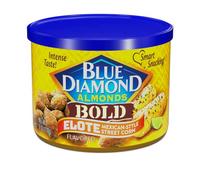 Blue Diamond Almonds, BOLD Elote Mexican Street maíz sabor frutos secos, lata de 6 onzas