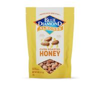 Blue Diamond Almonds, Frutos secos de miel tostada prémium para dulces con postre o elección saludable, 8 onzas (paquete de 1)