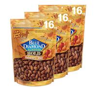 Blue Diamond Gluten Free Almonds, Bold Habanero BBQ, 16 Ounce (Pack of 3)
