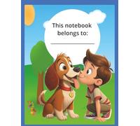 Blue Dog Notebook: Notebook for all ages about dogs and more 8.5x11 inches, 120 sheets...school, work, home
