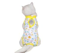 Blue Dream Island Traje de recuperación para gatos, esterilización de mascotas, antilamidos, camisa quirúrgica de esterilización para gatos, protección de heridas abdominales, cuello electrónico