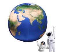 Blue Earth Planet Plush Pillow, 10x10Inches Soft Educational Earth Toy
