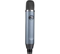 Blue Ember XLR Micrófono condensador para grabación, Podcasting y transmisión, Cápsula cardioide personalizada y Soporte de micrófono - Gris
