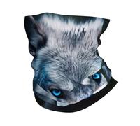 Blue Eyes Wolf1 - Bandana deportiva con estampado de lobo para hombres y mujeres, máscara facial, envoltura para el cuello, bufanda para la cabeza, protección del sueño para el cabello rizado