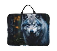 Blue Eyes Wolf1 - Funda protectora para portátil de 14 pulgadas, a prueba de golpes, bolsa de transporte para computadora