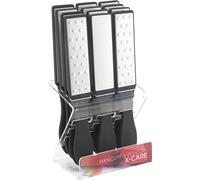 Blue Farm | Expositor banco escofina inoxidable rectangular - 12 piezas