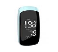 (blue)Finger Pulse Oximeter Blood Oxygen Meter Monitor Sensor Fingertip SpO2 Measure Oxygen Saturation Monitor