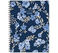 Blue Floral 2026 8.5 X 11 Weekly Monthly Softcover Planner