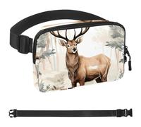 Blue Flower Series White Pigeon - Cangurera cruzada para hombres y mujeres, bolsa de cinturón para viajes, casual, caminar, correr, senderismo, ciclismo, Multicolor 10, 1.5x9.0x5.9in/4x23x15cm